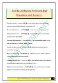 Turf & Landscape 3&period;0 Exam 2025 Questions and Answers