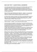 MCS 005 TEST 1 QUESTIONS & ANSWERS