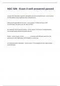 HSC 526 - Exam 3 well answered passed