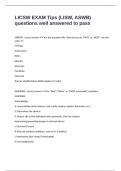 LICSW EXAM Tips &lpar;LISW&comma; ASWB&rpar; questions well answered to pass