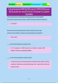 Chamberlain NR 325 Exam 2&comma; NR 325 Exam &num;2 Questions and Correct Answers &vert; Latest Update