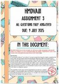 HMDVA81 Assignment 3 Memo &vert; Due 9 July 2025