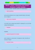 BA323 - Exam 1 Questions and Correct Answers &vert; Latest Update