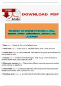 BTEC BUSINESS- UNIT 3 FINANCE REVISION EXAM&vert; 79 ACTUAL QUESTIONS & CORRECT VERIFIED ANSWERS &vert;&vert; GRADED A&plus;&vert; 2025 LATEST UPDATE