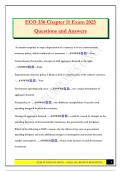 ECO 336 Chapter 11 Exam 2025 Questions and Answers