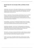 SW 101 Exam &num;1&colon; Core Concepts&comma; Ethics&comma; and Roles in Social Work
