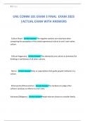 UNL COMM 101 EXAM 3 FINAL EXAM 2025 &vert;ACTUAL EXAM WITH ANSWERS