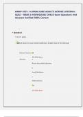 NRNP-6531-14-PRIM CARE ADULTS ACROSS LIFESPAN  QUIZ - WEEK 5 KNOWLEDGE CHECK Exam Questions And  Answers Verified 100&percnt; Correct 