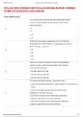 TEXAS CODE ENFORCEMENT EXAM 2025&sol;2026&vert; EXPERT VERIFIED&vert; COMPLETE QUESTIONS AND ANSWERS