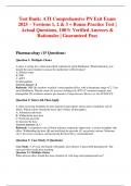 Test Bank&colon; ATI Comprehensive PN Exit Exam 2025 &ndash; Versions 1&comma; 2 & 3 &plus; Bonus Practice Test &vert; Actual Questions&comma; 100&percnt; Verified Answers & Rationales &vert; Guaranteed Pass