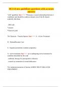  HCS3 &ndash; HCS-D Exam Coding Guidelines Review with Accurate Answers and Examples