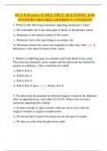HCS-D Practice &num;2 &vert; Multiple Questions with Verified Answers &vert; 2024-2025 &vert; Complete Exam Preparation