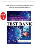 TEST BANK For Huether and McCance's Understanding Pathophysiology&comma; Canadian Edition&comma; 2nd Edition by Kelly Power-Kean&comma; Verified Chapters 1 - 42&comma; Complete Newest Version