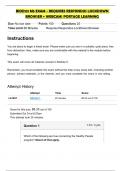 BIOD121 M5 EXAM - REQUIRES RESPONDUS LOCKDOWN BROWSER &plus; WEBCAM&vert; PORTAGE LEARNING