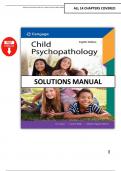Child Psychopathology &lpar;8th Edition&rpar; &vert; Solutions Manual &vert; Eric J&period; Mash