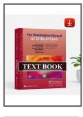 The Washington Manual of Critical Care&period; 4th Edition - &lpar;Kollef&comma; 2025&rpar; - eTextbook
