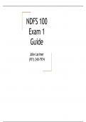 NDFS 100 Exam 1 Study Guide &vert; 2025 Verified Nutrition Q&A &vert; A&plus; PDF &ndash; BYU Essentials