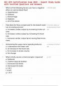 NCC EFM Certification Exam 2025 &ndash; Expert Study Guide with Verified Questions and Answers