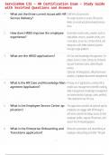 ServiceNow CIS &ndash; HR Certification Exam &ndash; Study Guide with Verified Questions and Answers