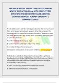 HESI PSYCH MENTAL HEALTH EXAM QUESTION BANK  NEWEST 2025 ACTUAL EXAM WITH COMPLETE 300  QUESTIONS AND CORRECT DETAILED ANSWERS  &lpar;VERIFIED ANSWERS&rpar; ALREADY GRADED A&plus; &vert;  GUARANTEED PASS 