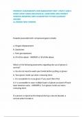 NUR 2474 &ndash; Pharmacology for Professional Nursing &ndash; Chamberlain College of Nursing &ndash; Prophecy Assessments Core Mandatory Part 1&comma; 2 & 3 &lpar;2024&sol;2025&rpar; &vert; All Verified Questions & Answers &vert; A&plus; Graded