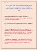 ECCO FINAL EXAM 2025 2026 BANK 2 VERSIONS COMPLETE 200 EXAM QUESTIONS WITH DETAILED VERIFIED ANSWERS  &lpar;100&percnt; CORRECT ANSWERS&rpar;  ALREADY GRADED A&plus;