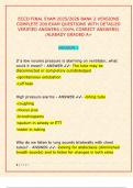 ECCO FINAL EXAM 2025 2026 BANK 2 VERSIONS COMPLETE 200 EXAM QUESTIONS WITH DETAILED VERIFIED ANSWERS  &lpar;100&percnt; CORRECT ANSWERS&rpar;  ALREADY GRADED A&plus;