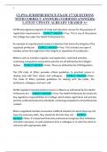 CLPNA JURISPRUDENCE EXAM 177 QUESTIONS WITH CORRECT ANSWERS &lpar;VERIFIED ANSWERS&rpar; LATEST UPDATE ALREADY GRADED A&plus;