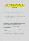 ECN 211 final asu Exam UPDATED  ACTUAL QUESTIONS AND CORRECT  ANSWERS 