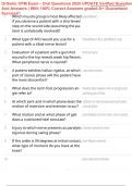 Orthotic CPM Exam - Oral Questions 2025 UPDATE Verified Questions And Answers &vert; With 100&percnt; Correct Answers graded A&plus; Guaranteed Success&excl;&excl;
