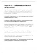 Regis NU-713 Final Exam Questions with correct answers&period;