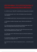 IFSTA 6th Edition - FF1 & FF2 Final Test &lpar;Part 1&rpar; Questions and Answers Rated 100&percnt; Correct
