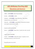 APL 250 Beaker Test Prep 2025 Questions and Answers