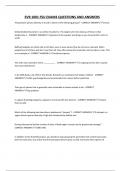 EVR 1001 FSU EXAM3 QUESTIONS AND ANSWERS