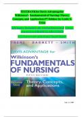 Fundamentals of Nursing – Wilkinson’s 5th Edition (Davis Advantage) | Complete Test Bank with Verified Answers