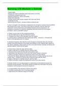 Nursing 170 Module 1-Solved