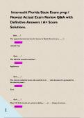 Internachi Florida State Exam prep &sol; Newest Actual Exam Review Q&A with Definitive Answers &sol; A&plus; Score Solutions&period;        Quiz&lowbar;&lowbar;&lowbar;&lowbar;&quest; The typical electrical service for homes in North America is a&lowbar;&lowbar;&lowbar;&lowbar;&lowbar;&quest; -           Answer 120240 Volt          Quiz&lowbar;&lowbar;&lowbar;&lowbar;