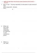 88M AIT Red Book Test Study Guide Questions And Correct Answers