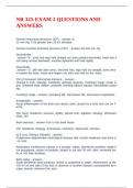 NR 325-EXAM 2 QUESTIONS AND ANSWERS