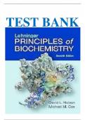FULL TEST BANK &vert;&vert; Principles of Biochemistry &ndash; Lehninger &lpar;7th Edition&rpar; &ndash; David L&period; Nelson &ndash; Complete Test Bank with Answers