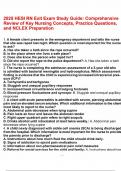 2025 HESI RN Exit Exam Study Guide Comprehensive Review of Key Nursing Concepts&comma; Practice Questions&comma; and NCLEX Preparation&period;pdf