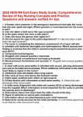 2025 HESI RN Exit Exam Study Guide Comprehensive Review of Key Nursing Concepts and Practice Questions&period;pdf