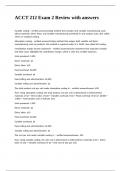 ACCT 212 Exam 2 Review with answers