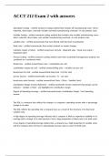 ACCT 212 Exam 2 with answers
