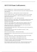 ACCT 212 Exam 3 with answers