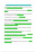 California Ambulance DMV Exam Questions & Answers 2025