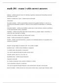 math 201 - exam 1 with correct answers