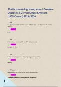  Florida cosmetology theory exam &sol; Complete Questions & Correct Detailed Answers &lpar;100&percnt; Correct&rpar; 2025 &sol; 2026&period;        