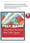 Test Bank&colon; Journey Across The Life Span&colon; Human Development and Health Promotion&comma; 6th Edition Polan Chapters 1 - 14 &vert; LATEST