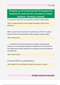 Chapter 32 Environmental Emergencies  Questions and Correct Answers&sol; Latest  Update &sol; Already Graded